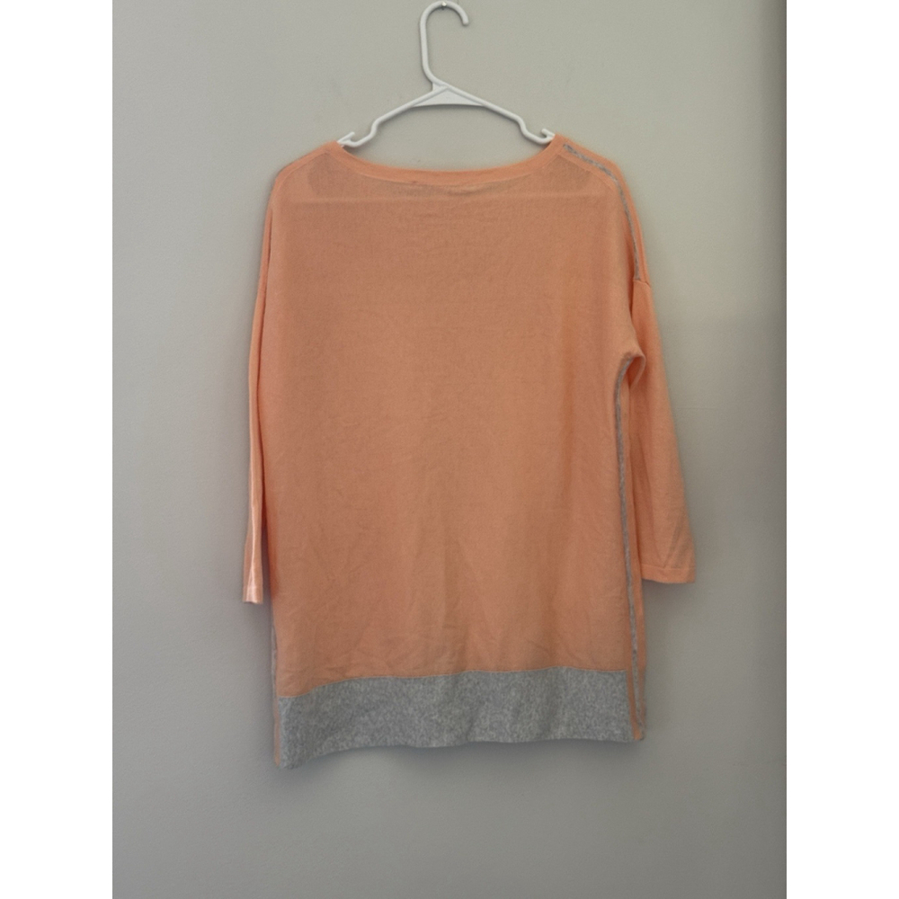 Lilly Pulitzer Dana CoolMax Sweater M Peach Colorblock Knit - Picture 5 of 5